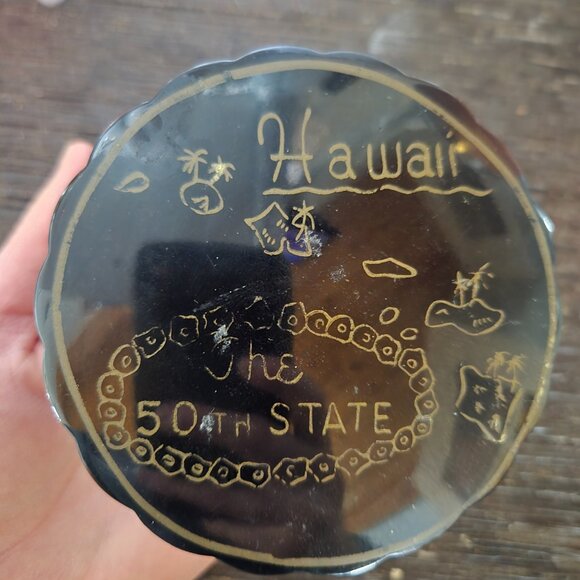 VTG 1950s HAWAII SOUVENIR COASTER SET - Picture 3 of 6